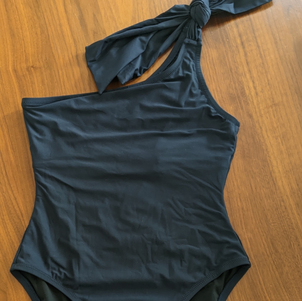 J Crew one shoulder bathing suit